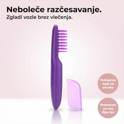 Krtača za razčesavanje las otrok brez bolečine