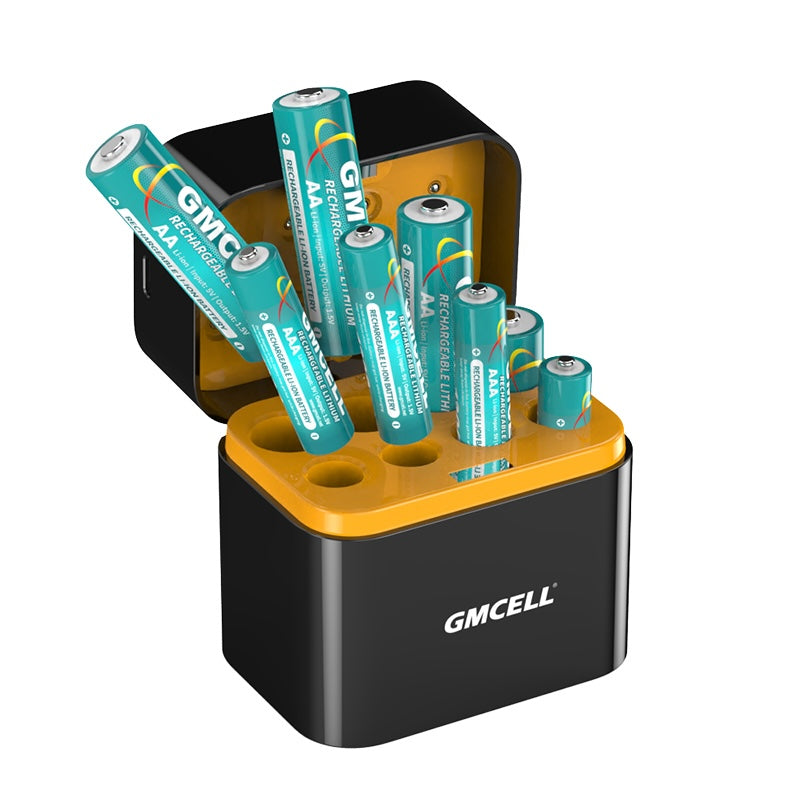 GMCELL 8-batteries pack (4xAA, 4xAAA) -1000 charging cycles