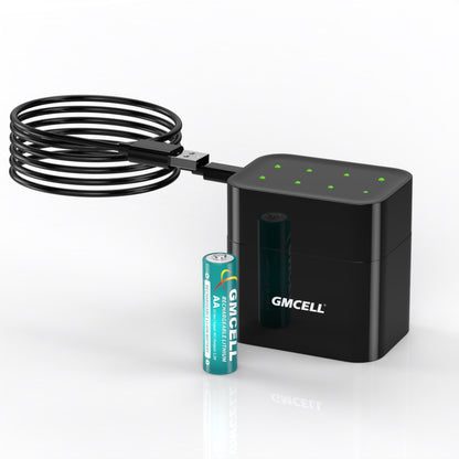 GMCELL 8-batteries pack (4xAA, 4xAAA) -1000 charging cycles