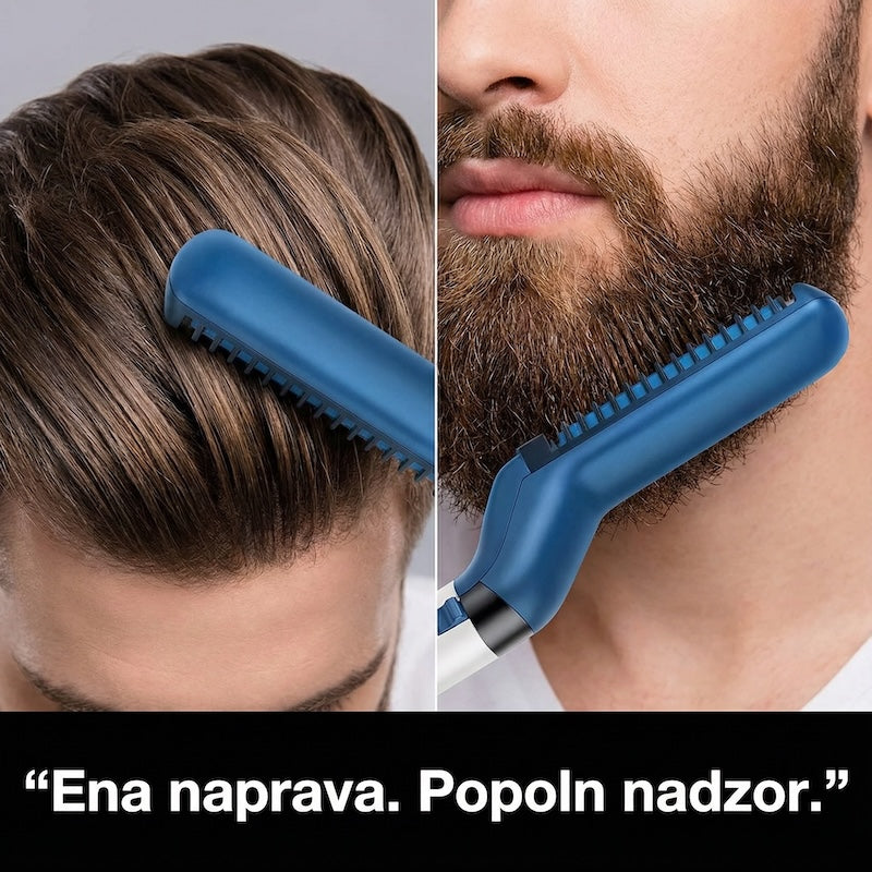 Električni oblikovalnik za lase in brado