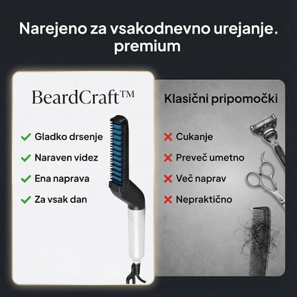 Električni oblikovalnik za lase in brado