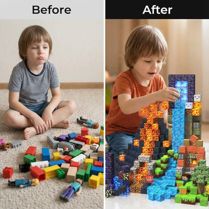 Montessori Magnetic Blocks