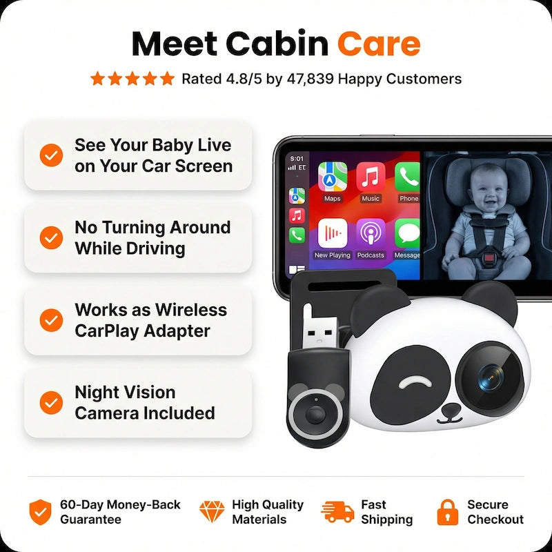 Wireless CarPlay Baby Monitor