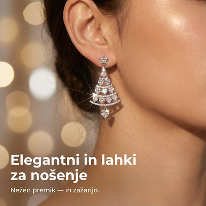 Elegantni praznični uhančki - 1 Par