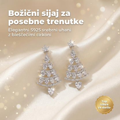 Elegantni praznični uhančki - 1 Par