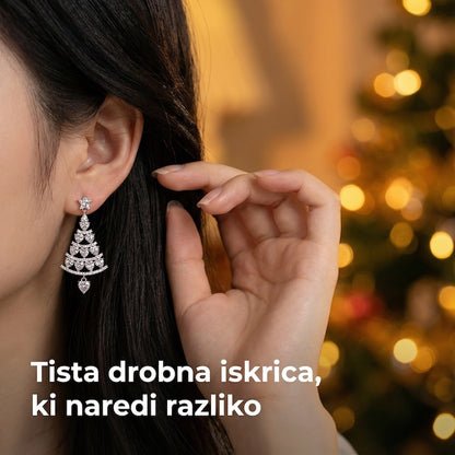 Elegantni praznični uhančki - 1 Par